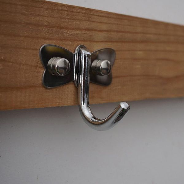 

robe hooks silver stainless steel hook simple exquisite small decorative home decor wall durable key
