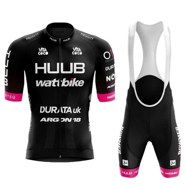 

racing sets hombre verano 2021 cycling equipment huub bicycle jersey black men's suit womens mountain bike clothing, Black;blue