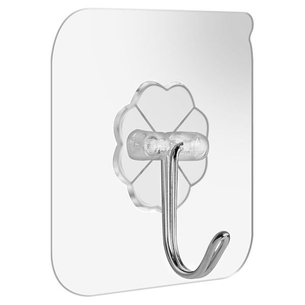 

hooks & rails 10/5/1 pcs hanger hook suction cup adhesive wall vacuum sucker heavy bathroom transparentload rack stainless steel transparent