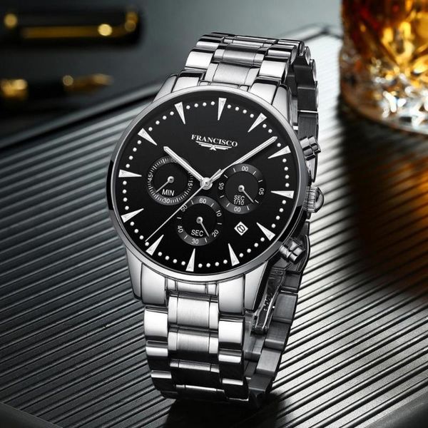 

wristwatches christmas gift men's watch japanese movement quartz, Slivery;brown