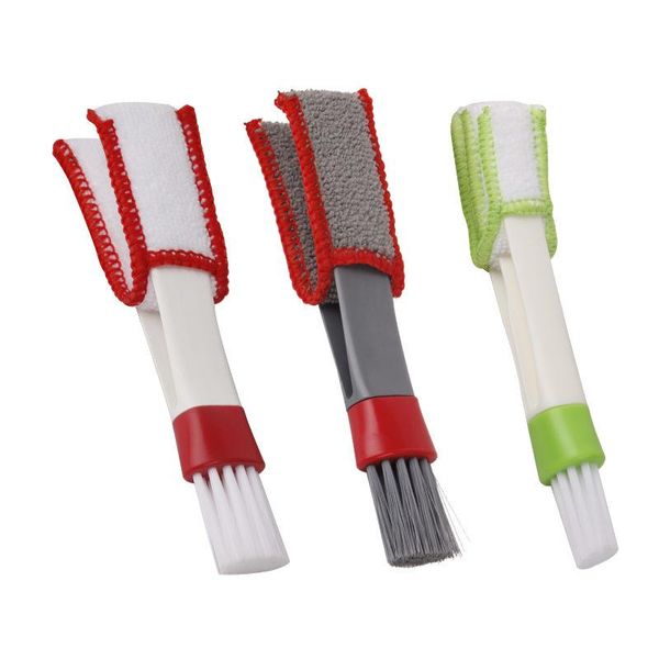 

car sponge 1pcs air conditioner vent brush multi-purpose microfibre grille clean auto detailing blinds duster accessories