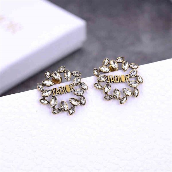 

85% off factory clearance home earrings new wheat ear earrings female earrings hairpin, Golden