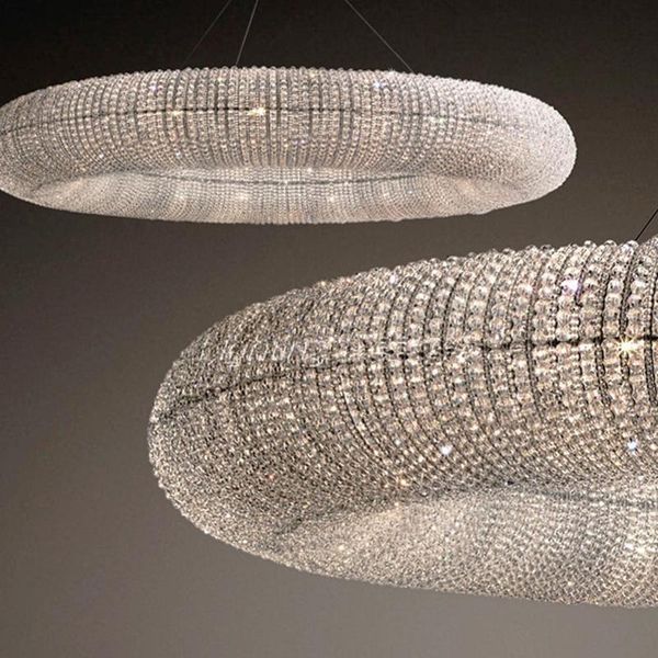 

chandeliers modern rh led lighting lustre crystal chandelier lamp living room decor hanging light fixtures drop luminaire