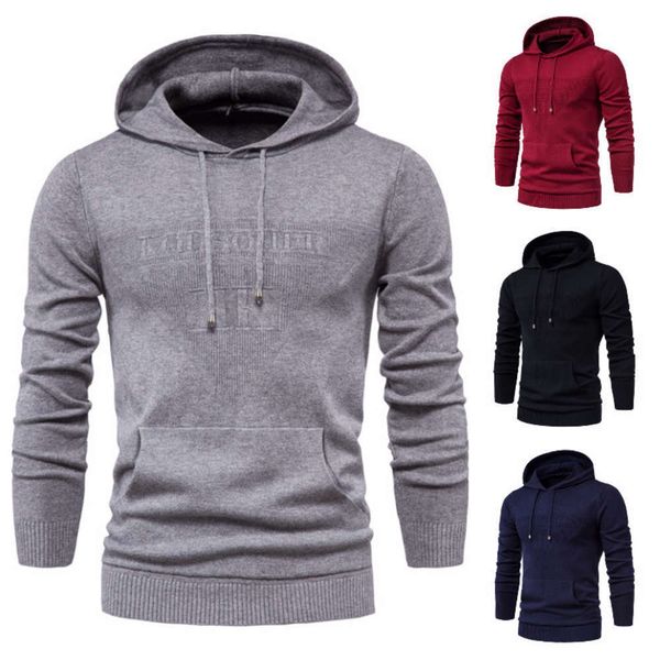 

2021 men's brick letter hooded sweater jacket 3d, White;black