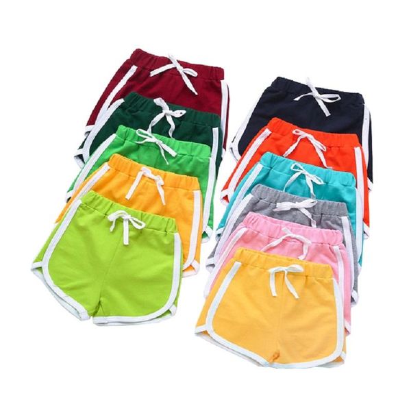 

shorts girls boys running athletic cotton kids baby workout and fashion dolphin summer beach sports, Black