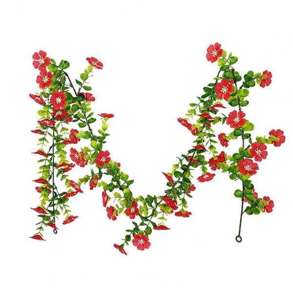 

150cm eucalyptus plum blossom artificial vine home garden hanging decoration