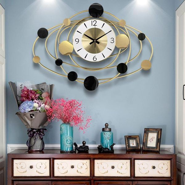 

wall clocks clock creative art living room home modern simple silent personality fashion watch light luxury wind