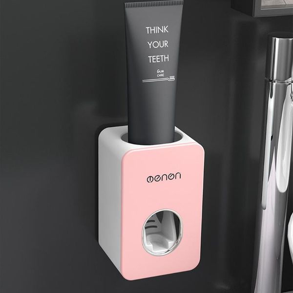

new automatic toothpaste dispenser set wall mount stand holder extrusion