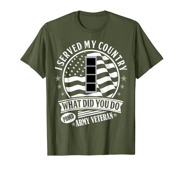 

served my country w4 chief warrant officer 4 t shirt, White;black