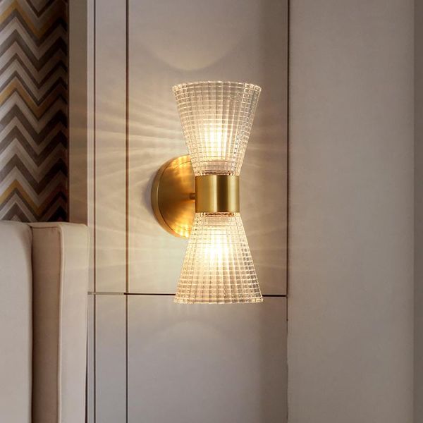 

wall lamp jmzm copper hong kong style living room background bedside aisle led simple creative decorative lamps