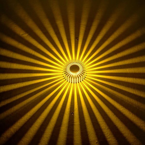 

wall lamp fashion led light modern round aluminum bedroom beside stair lighting mirror lights sconxes nordic lampara pared