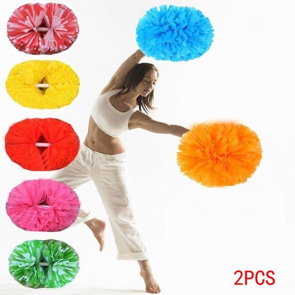 

decorative flowers & wreaths 2pc game pompoms practical cheerleading cheering pom poms apply to sports vocal concert