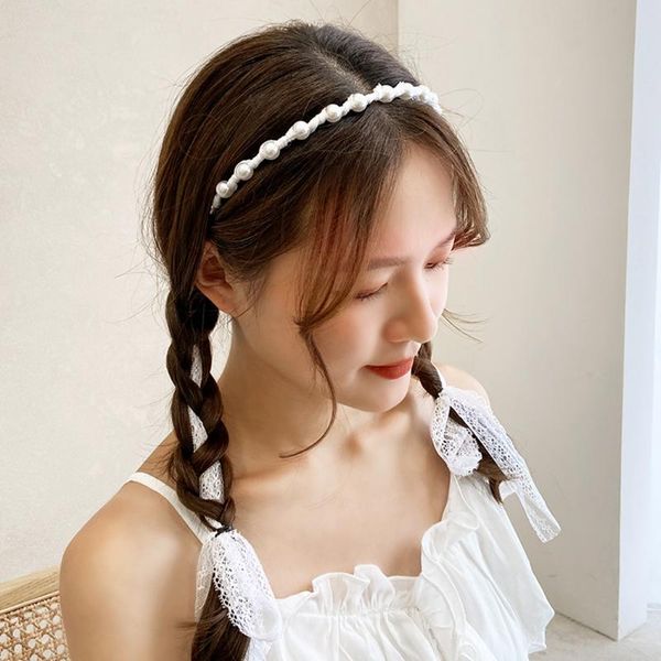 

hair clips & barrettes cosyoo 3pcs fashion sweet women head band elegant lace fake pearl hoop accessory for girl princess headdress, Golden;silver