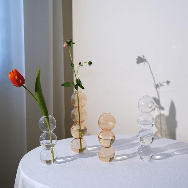 

vases flower vase for wedding decor centerpiece glass rose table ornaments desktop