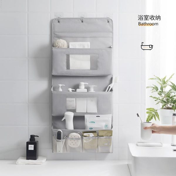 

storage bags living room door hanging cloth bag household multi-layer dormitory space saving wall