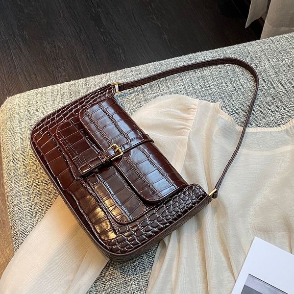 

2021 new underarm bag method stick single shoulder leather fashion women s luxury designer