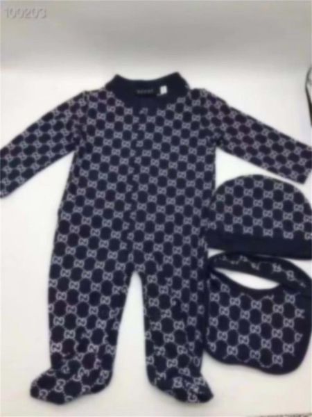 

new baby boys girls rompers designer kids long sleeve cotton jumpsuits infant girl cotton romper boy clothing, Blue