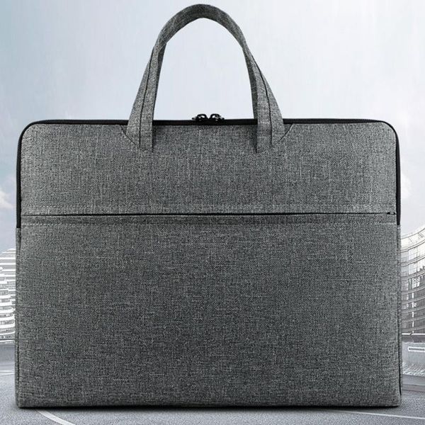 

briefcases 2021 briefcase simple, lightweight, ultra-thin 15.6-inch portable lapbag modern handbag oxford cloth waterproof