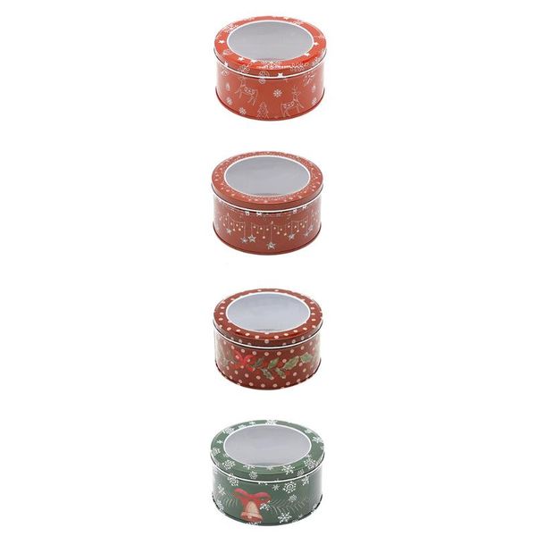 

gift wrap 4pcs iron candy storage boxes containers sweets holders