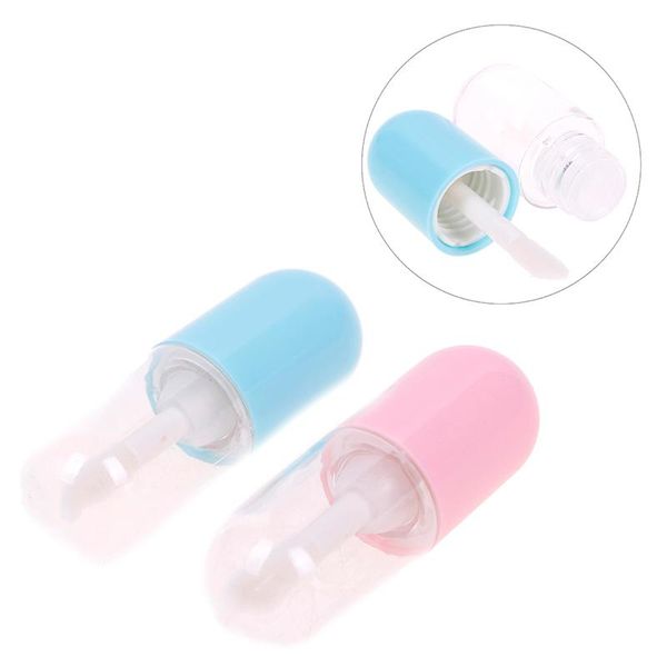 

3ml mini portable professional tube clear lip gloss tube lip gloss refillable tool