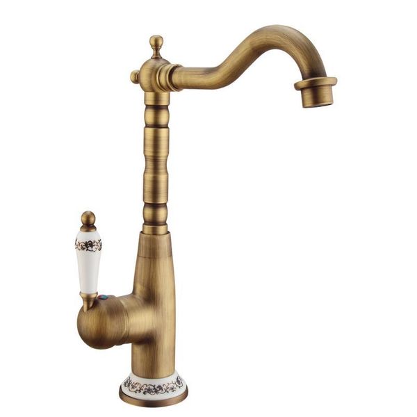 

solid brass basin faucets ceramic single holder single hole deck mounted kitchen faucet rotating cold w qylxcn