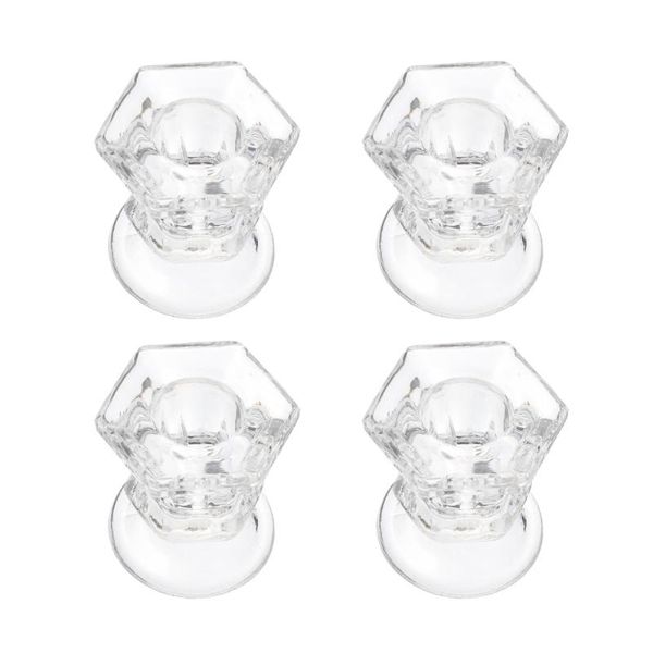 

candle holders 4pcs simple glass candleholders decorative dining table candlesticks home decors