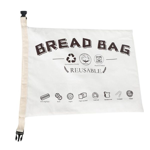 

storage bags 1pc release buckle bread bag reusable homemade pouch