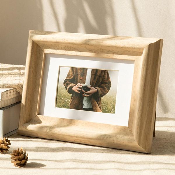 

frames vintage wood picture frame table decoration po for wall family decor luxury home gift