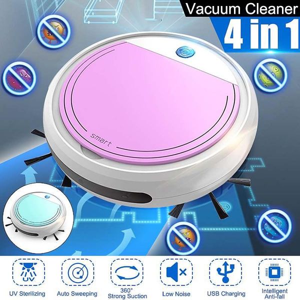 

vacuum cleaners robot cleaner smart automatic dust removal and sterilization sweeper usb charger 4-in-1 for home
