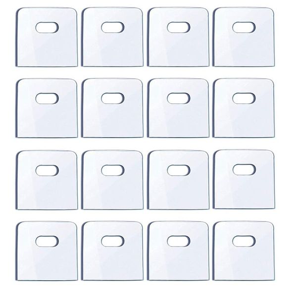 

other home decor 16 set/ 32 pieces clear vertical blind repair tabs, vane savers, blinds replacement slats