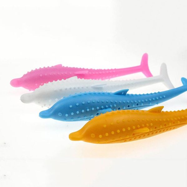 

cat toys soft silicone mint fish toy pet teether grams chewing catnip