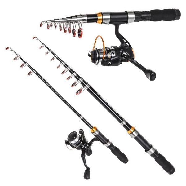 

professional fishing rod carbon fiber 1.0-2.3m sea river fishing ultralight spinning ring rod stick