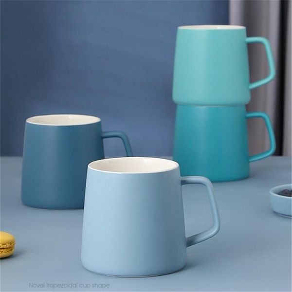 

mugs european ceramic coffee cup saucer spoon set latte cappuccino mug expresso home cafe teacup coffeeware