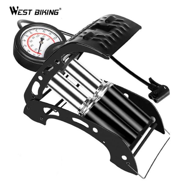 

bike pumps mountain foot air pump portable high-pressure steel inflator mtb cycling accessoriesfor bicycle motorcycle car tire