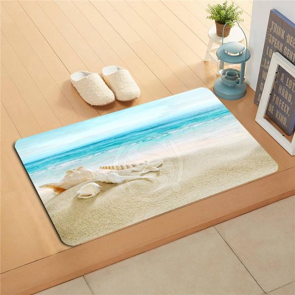 

carpets v&18 custom the beach sea shells doormat home decor door mat floor bath mats foot pad l7.11#j18