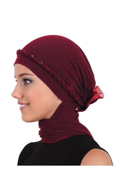 

other event & party supplies twist knot horsehair bonnet hijab women