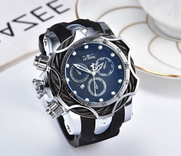 

2021cta large dial steel belt quartz men's watch, Slivery;brown