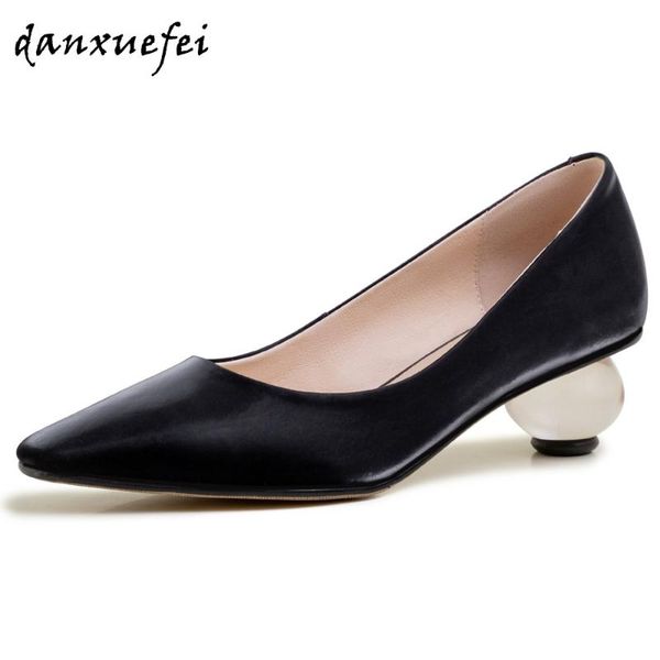 

dress shoes 2021 women's silk slip-on pumps low ball heel square toe elegant ladies ol style evening heeled for women, Black