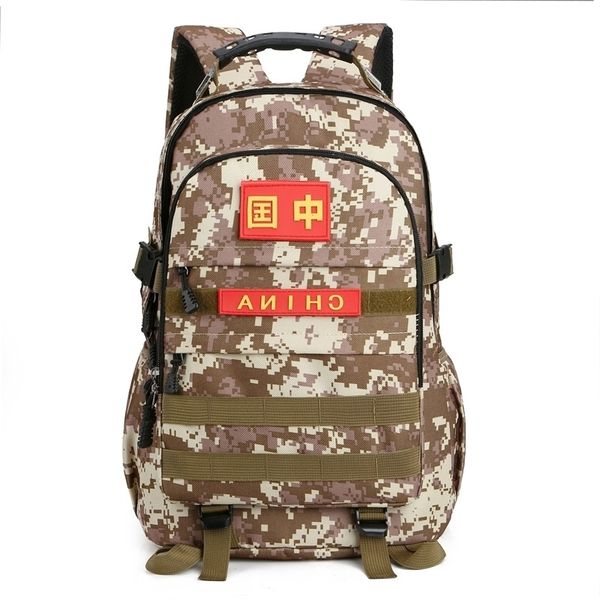 

new camouflage backpack jedi survival chicken bag multicolor optional large capacity outdoor sports fashion backpack
