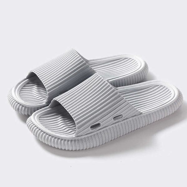 

slippers simple women summer comfy thick-soled female japanese non-slip bathroom soft bottom for home w16t, Black