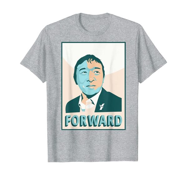 

forward poster | andrew yang yang gang 2020 t-shirt, White;black