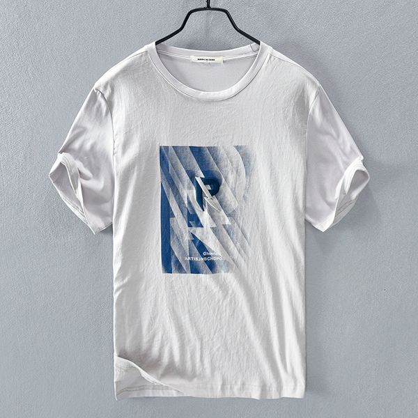 

2021 summer new style embroidered casual shirt fashion round neck t-shirt for men short sleeve breathable t shirts male chemise on9v, White;black