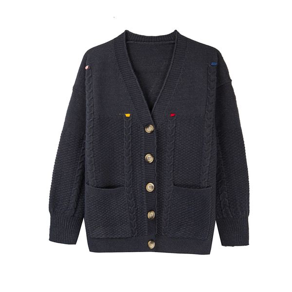 

2021 new soft knit women cardigan wool jacket of sweater h00204 oyl5, White;black