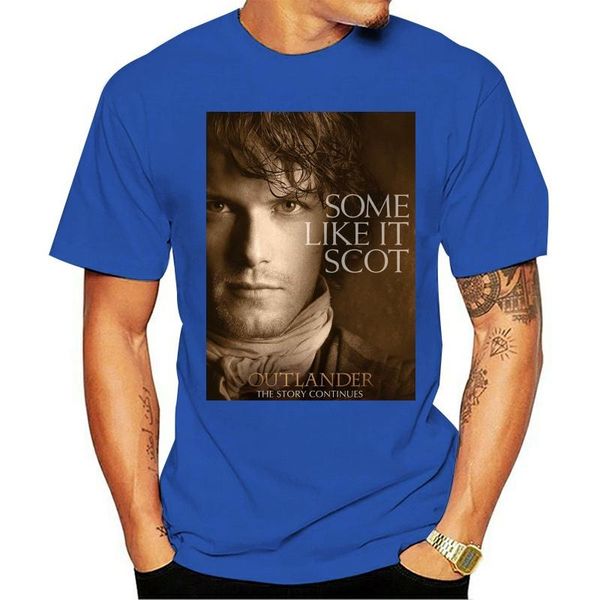 

men's t-shirts novo estilo das mulheres do de jamie fraser outlander 2021 t-shirt, White;black