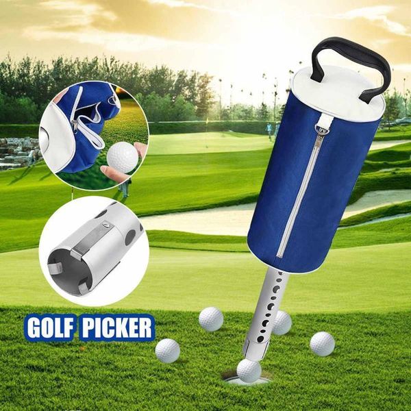 

golf ball picker shag bag putter holder storage retriever portable catcher collector complete set of clubs1