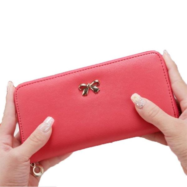 

wallets 2021 ladies wallet fashion korean version of hollow tree leaves long clutch bag mobile phone card package, Red;black
