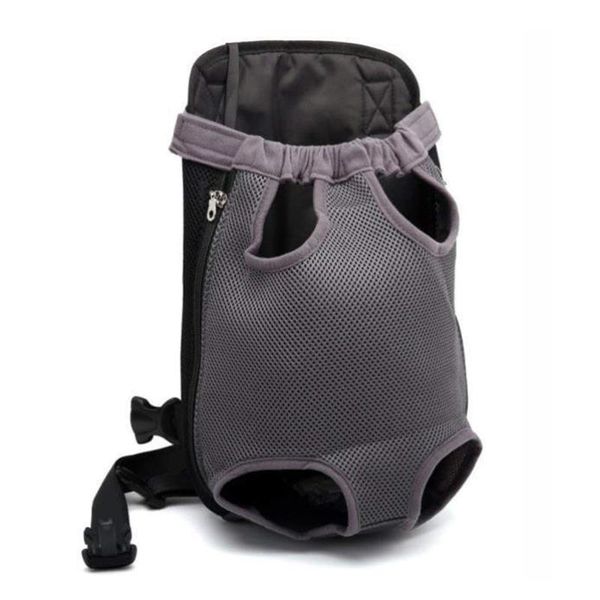 

foldable double shoulder portable travel dog front pet backpack for traveling hiking camping outdoor