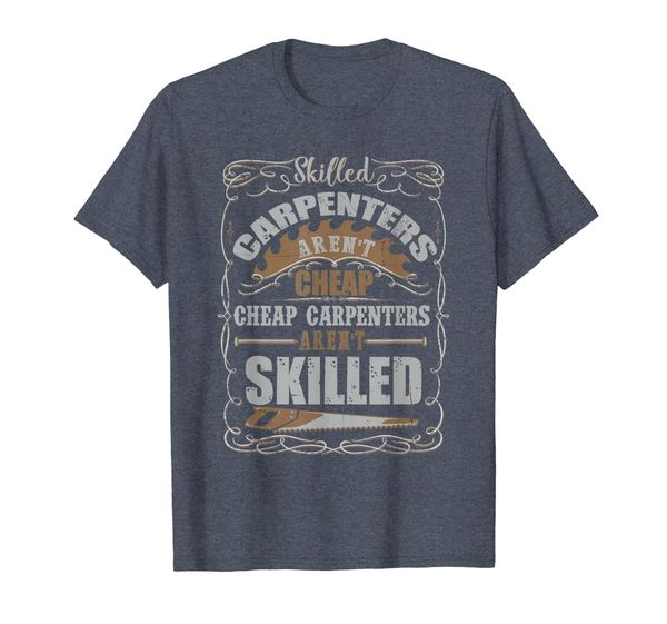 

skilled carpenters aren't tshirt, White;black