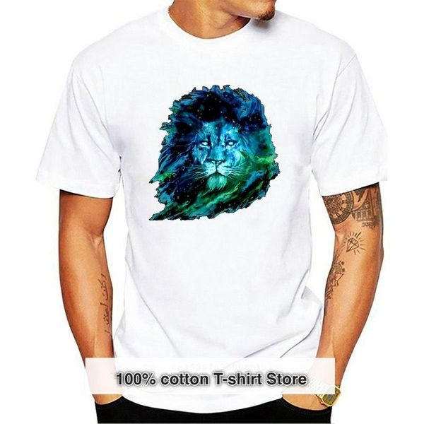 

men's t-shirts camisetas informales con estampado de rey y leÃ³n para hombre, ropa harajuku cuello redondo mangas cortas bÃ¡sicas a la mo, White;black