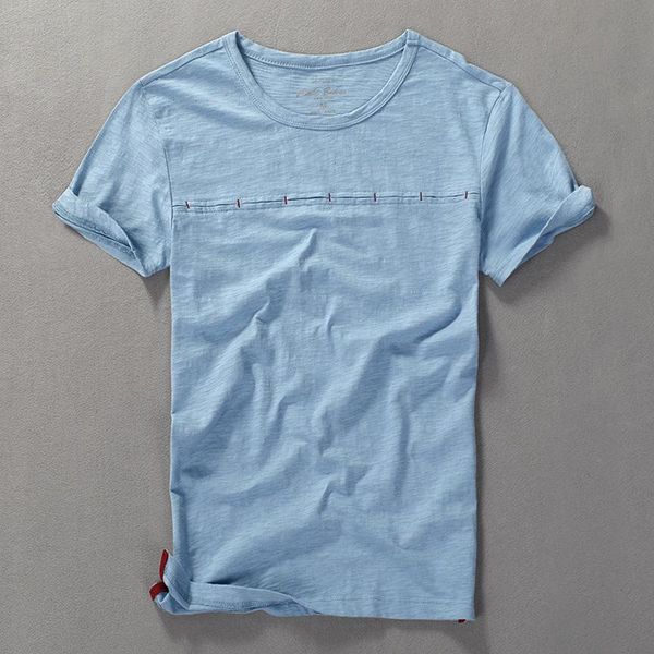 

men's t-shirts summer fashion short sleeve t-shirt vintage solid color bamboo cotton male casual thin tee tshirt, White;black